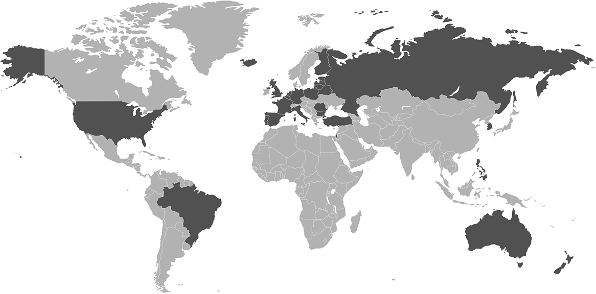 Пользователи IMOS по всему миру